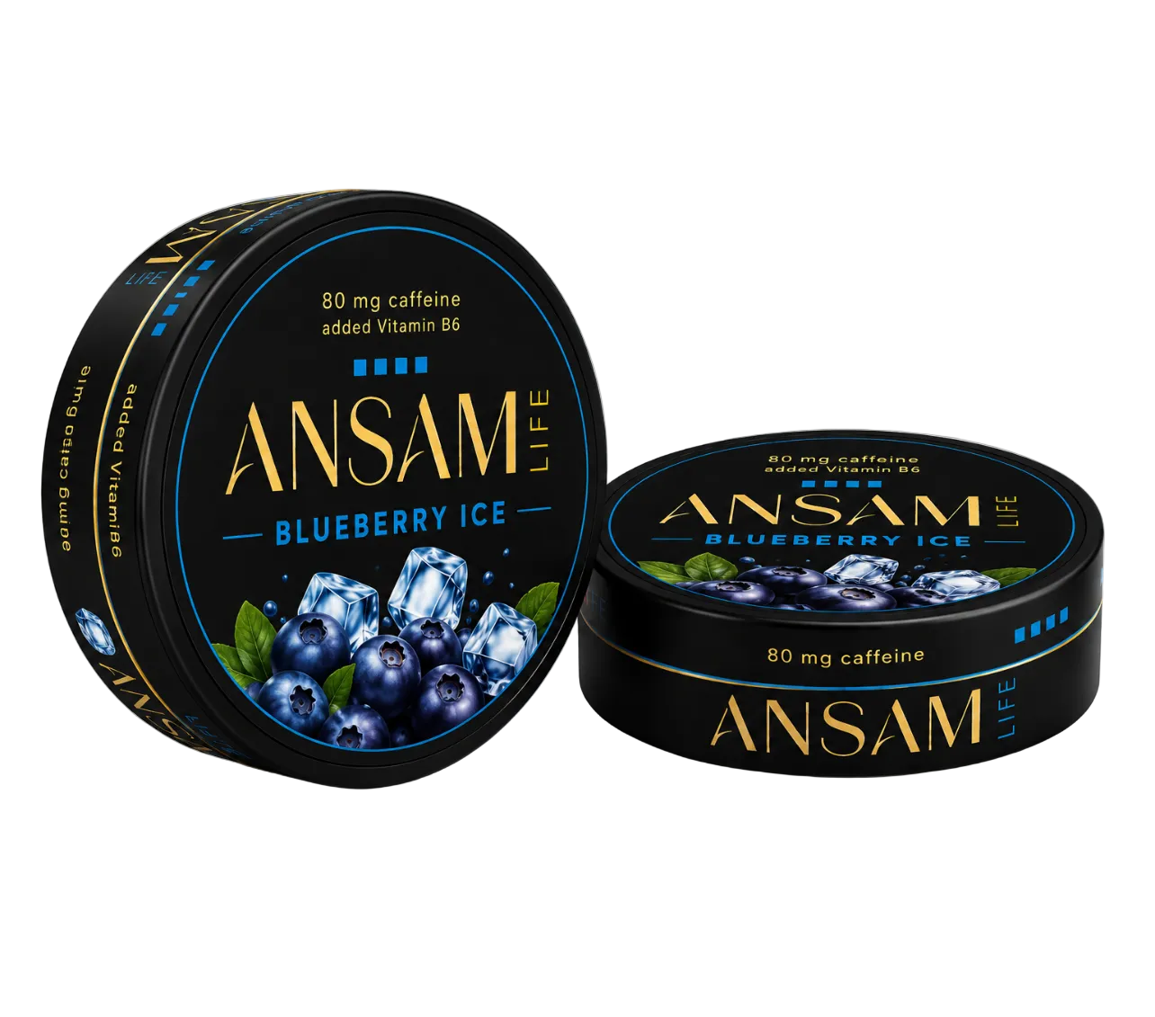 Ansam Life Blueberry Ice - 80 mg Koffein & Vitamin B6